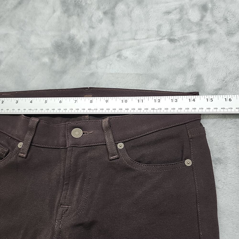 7 For All Mankind 7FAM Jeans Womens 26 Dark Brown Gwenevere Ankle Skinny Stretch - Picture 8 of 12